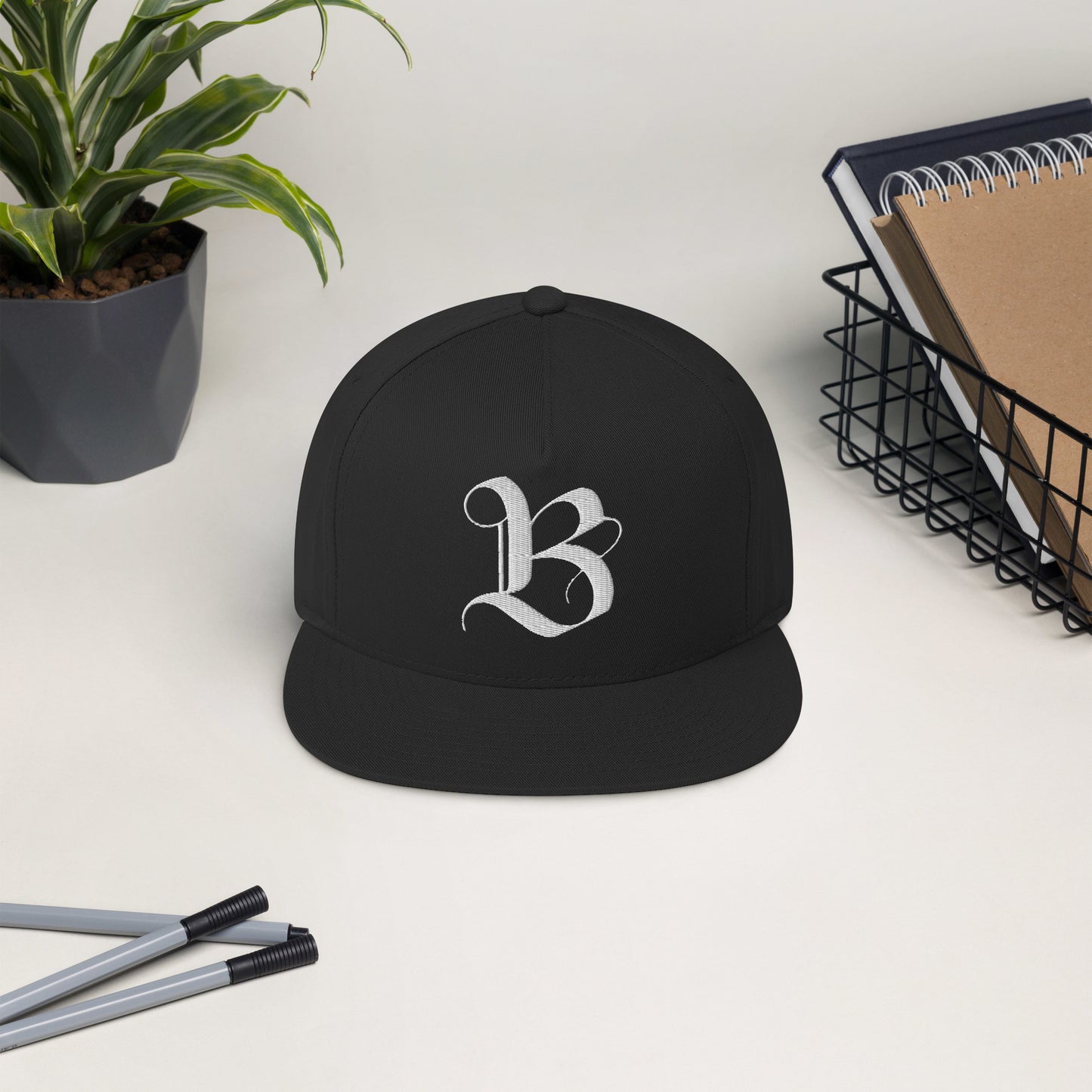 Black B Logo Cap