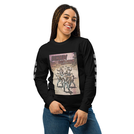 Western Comic and Logo Long-Sleeve Shirt